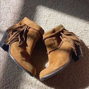 Sam Edelman Louie Booties in Whiskey